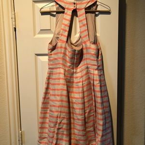 BananaRepublic dress Sz 6. Gold and orange.